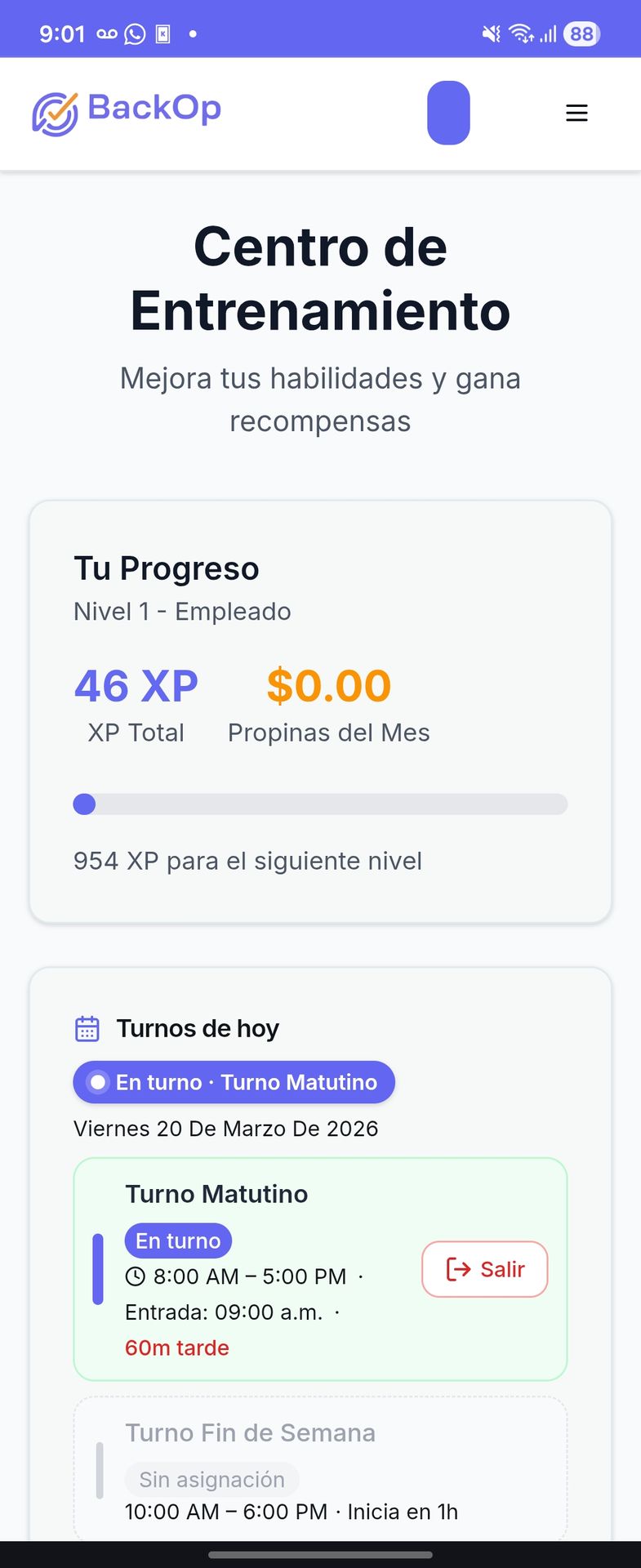 Sistmea de puntos